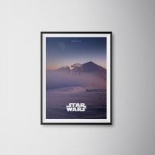 Cartel "Star Wars". Un proyecto de Diseño gráfico de Adrián Hevia - 17.01.2018