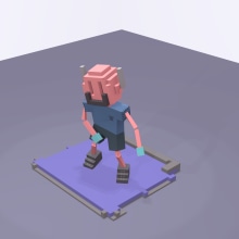 Voxel - Character Design . 3D, Animation, and Character animation project by Bryan Ricardo Cuasapaz - 01.18.2018