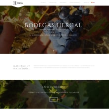 Bodegas Hercal. Web Development project by Dulce De-León Fernández - 01.18.2018