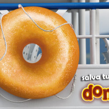 Salva tu día con Donuts Ein Projekt aus dem Bereich Design, Werbung, Br, ing und Identität, Marketing, Verpackung, Cop und writing von Julián Larrauri - 15.07.2017