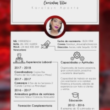 Currículum. Un proyecto de Animación de Karolayn Aponte Palacios - 19.01.2018