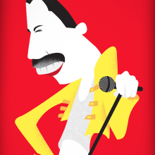 Ilustración de personajes para prensa: Freddie. Traditional illustration, Graphic Design, and Vector Illustration project by Claudio Baucela - 01.22.2018