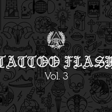 Tattoo Flash 3. Design, Ilustração tradicional, Direção de arte, Design gráfico, Arte urbana e Ilustração vetorial projeto de Bnomio ™ - 22.02.2016