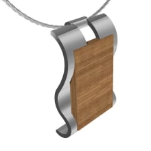 Colgante con madera.... Jewelr, and Design project by Santi Casanova González - 01.29.2018