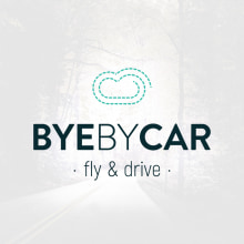 REBRANDING - bye by car. Agencia de viajes "fly and drive" - Edimburgo.. Art Direction, Br, ing, Identit, and Graphic Design project by Manuel J. Morente Morente - 01.29.2018