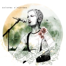 Homenaje a Dolores O'Riordan . Traditional illustration, and Painting project by marta carreras - 01.31.2018