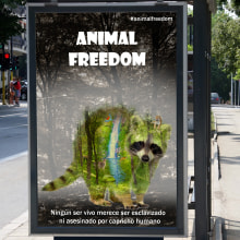 Campaña de Concienciación sobre la Libertad Animal 2. Design, Publicidade, e Design gráfico projeto de Isabel Resinas Arias de Reyna - 18.01.2017