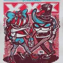 XXX Street Dance XXX. Un proyecto de Diseño, Ilustración tradicional, Diseño de personajes, Serigrafía y Cómic de Fernando Marquez Benavente - 02.02.2018