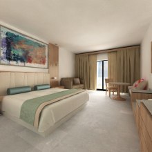 Habitación de Hotel Splash. Un proyecto de Diseño de interiores de Jordi Gracia Hidalgo - 05.02.2018