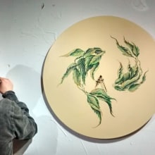 Muestra de Dibujo y Pintura Espacio Pétula Plas. Artes plásticas projeto de Adrián Pereda Pascual - 07.02.2018
