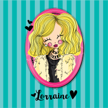 Lorraine. Traditional illustration project by Noe Tihista - 02.07.2018