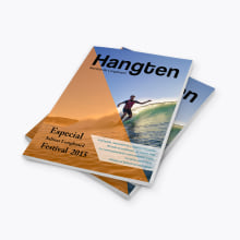 Hangten \ Diseño editorial & merchandising. Editorial Design, Fashion, and Graphic Design project by Borja Román - 02.08.2018