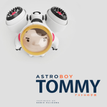 AstroBoy::Tommy  / Creación de personajes. Un proyecto de Ilustración tradicional, 3D, Dirección de arte, Diseño de personajes, Diseño gráfico y Retoque fotográfico de Guille Amengual - 06.02.2018