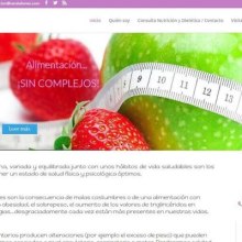 Nutricionista privada. Desenvolvimento Web projeto de Javier Alvarado Bertólez - 10.09.2017