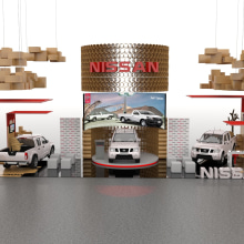 STAND NISSAN . 3D project by Joselyn Flores - 02.12.2018