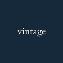 Marca y branding para Vintage. Un proyecto de Br, ing e Identidad, Diseño gráfico y Tipografía de Guillermo Castañeda - 15.02.2018