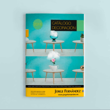 Línea gráfica para los catálogos de producto de Jorge Fernández . Publicidade, e Design gráfico projeto de Leire San Martín - 16.02.2018