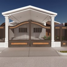 DISEÑO - FACHADA RESIDENCIAL . Un proyecto de Arquitectura de Jonathan Valencia - 17.02.2018