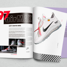Nike X Offwhite ilustración y maquetacion. Un proyecto de Ilustración tradicional, Diseño gráfico e Ilustración vectorial de Alberto Molina - 01.02.2018