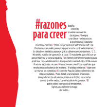 #razonesparacreer. Art Direction, and Editorial Design project by Rafael Cerezo Aizpun - 03.04.2012