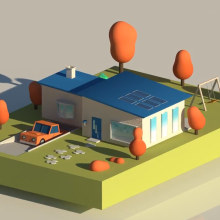 Casa Familiar Animación. Un progetto di 3D di Arnold Escorcia - 19.11.2017