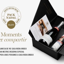 PACK Gourmet Cava Mestres y Riera Ordeix . Un proyecto de Diseño, Br, ing e Identidad y Packaging de Gemma Guasch Sanabra - 26.12.2016