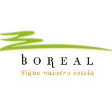 Boreal: Diseño de logotipo. Direção de arte, Br, ing e Identidade, e Design gráfico projeto de Ana Paniagua - 15.11.2004
