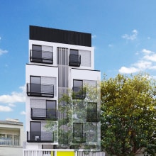 design and visualization - Apartment building. Un proyecto de 3D de Javier Rojas - 28.05.2016