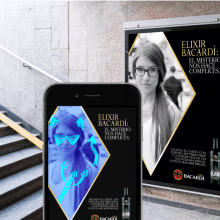 Campaña interactiva 360º Bacardi Elixir. Advertising, Art Direction, and Graphic Design project by Cristina González - 01.09.2018