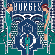 Borges, El Laberinto Infinito. Un proyecto de Ilustración tradicional y Cómic de Nicolás Castell - 08.10.2017