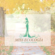 Logotipo- Miss Ecología. Design project by Jacqueline Sánchez - 03.06.2016