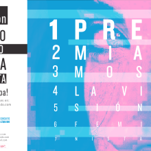 Cartel para premio de fotografía feminista. Design editorial, e Design de informação projeto de Fabian L. García Acevedo - 06.03.2018