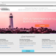 Fundación Compromiso y Transparencia. Design, UX / UI, Web Design, e Desenvolvimento Web projeto de César Martín Ibáñez - 06.03.2018