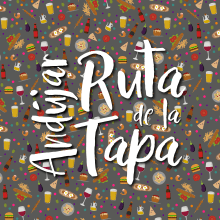 Ruta de la Tapa Andújar. Design, e Design gráfico projeto de Antonio Trujillo Díaz - 09.03.2018