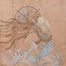 Mermaid . Artes plásticas projeto de Leyre Núñez - 09.03.2018