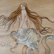 Mermaid II. Artes plásticas projeto de Leyre Núñez - 09.03.2018