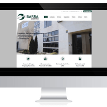 Desarrollo de Web Corporativa - IBARRA LOGISTIKA. Un proyecto de Diseño Web de ALUNARTE diseño y comunicación - 10.11.2017