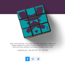 Diseño Web | Maqueta | Click | Avance . Un progetto di Design, UX / UI, Direzione artistica, Graphic design, Web design e Web development di Gustavo Yucra - 13.03.2018