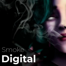Smoke. Projekt z dziedziny Trad, c, jna ilustracja i  Sztuki piękne użytkownika Javier Díaz Martín - 14.03.2018