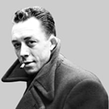 Sentence of Albert Camus. Design gráfico projeto de Ricardo H. Vargas - 15.03.2018