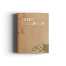 Artist Notebook. Design editorial projeto de Carolina Amell - 15.03.2018