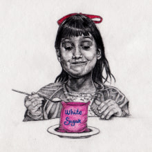 Kids drug. Design, Traditional illustration, Fine Arts, and Film project by Sofía HG - 03.16.2018