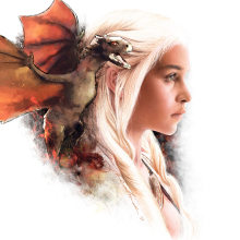 Juego de tronos: Daenerys. Ilustração tradicional, e Artes plásticas projeto de Rednieh - 09.03.2018