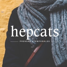 Hepcats: Prendas atemporales. Publicidade, Br, ing e Identidade, Design gráfico, e Packaging projeto de Alma María Valverde Bastardo - 21.03.2018