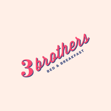 3 Brothers - Bed and Breakfast. Un proyecto de Br e ing e Identidad de Caesar Diaz - 01.07.2017