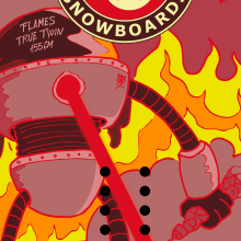Tablas Snowboard. Projekt z dziedziny Design, Trad, c, jna ilustracja i Grafika wektorowa użytkownika Antonio Domingo Noguera - 10.05.2016