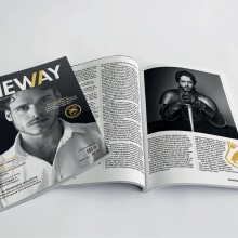 Revista "Neway". Motion Graphics, and Editorial Design project by Lorena Álvarez Montesinos - 03.23.2018