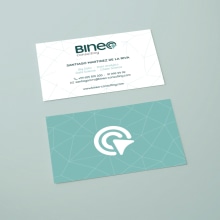 Tarjetas de visita - Bineo Consulting. Un proyecto de Diseño de Alberto Huete - 25.03.2018