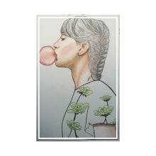 Bomb Gum. Traditional illustration project by Carla Navarrete Rodríguez - 03.25.2018