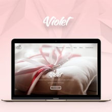 Violet. Web Design project by Derck Michel - 03.27.2018